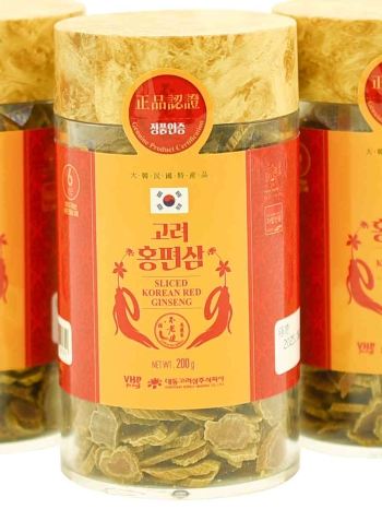 Hồng sâm HQ thái lát (200g dạng lọ) – Daedong